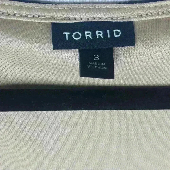 Torrid Bodysuit Black Lace Lined Stretch Long Sleeve Scoop Neck - Picture 7 of 9